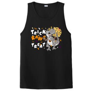 Trick Rawr Treat Halloween T Rex Dinosaur Gift PosiCharge Competitor Tank