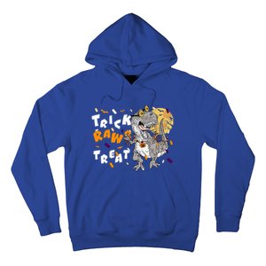 Trick Rawr Treat Halloween T Rex Dinosaur Gift Hoodie