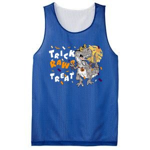 Trick Rawr Treat Halloween T Rex Dinosaur Gift Mesh Reversible Basketball Jersey Tank