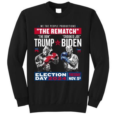 The Rematch The Don And Crooked Joe Pro Trump 2024 Sweatshirt