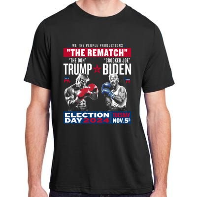 The Rematch The Don And Crooked Joe Pro Trump 2024 Adult ChromaSoft Performance T-Shirt