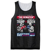 The Rematch The Don And Crooked Joe Pro Trump 2024 Mesh Reversible Basketball Jersey Tank