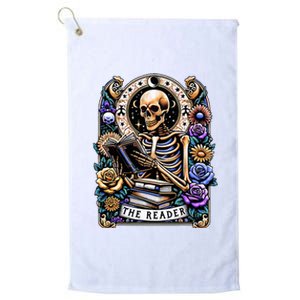 The Reader Tarot Card Halloween Reading Skeleton Platinum Collection Golf Towel