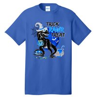 Trick Rawr Treat Scary Witch Dinosaur Pumpkin Cute Halloween Gift Tall T-Shirt