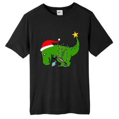 Tree Rex Trex Arms Too Short Christmas Dinosaur Adult And Gift Tall Fusion ChromaSoft Performance T-Shirt