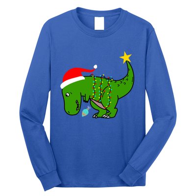 Tree Rex Trex Arms Too Short Christmas Dinosaur Adult And Gift Long Sleeve Shirt