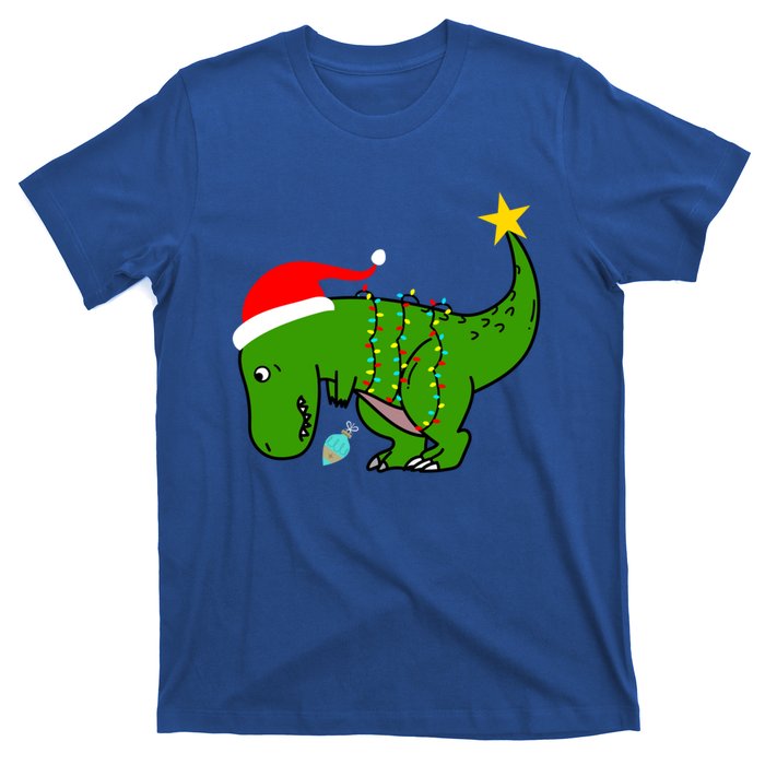 Tree Rex Trex Arms Too Short Christmas Dinosaur Adult And Gift T-Shirt