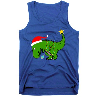 Tree Rex Trex Arms Too Short Christmas Dinosaur Adult And Gift Tank Top