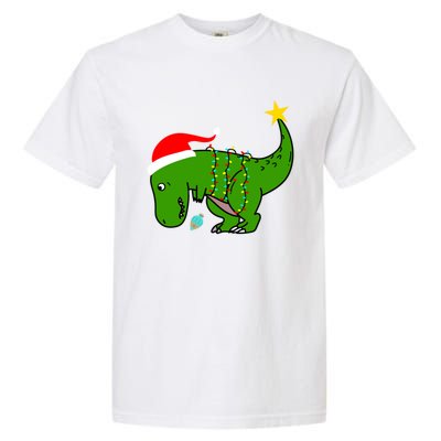 Tree Rex Trex Arms Too Short Christmas Dinosaur Adult And Gift Garment-Dyed Heavyweight T-Shirt