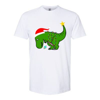 Tree Rex Trex Arms Too Short Christmas Dinosaur Adult And Gift Softstyle CVC T-Shirt