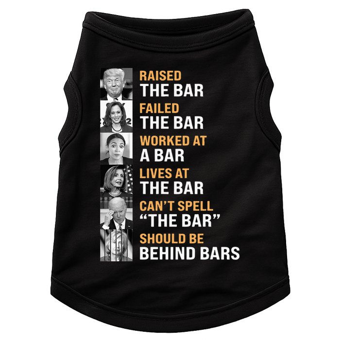 Trump Raised The Bar Harris Failed The Bar Doggie Tank