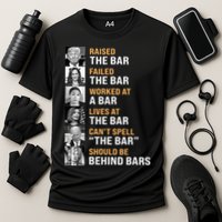 Trump Raised The Bar Harris Failed The Bar Cooling Performance Crew T-Shirt