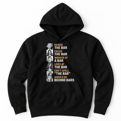 Trump Raised The Bar Harris Failed The Bar Hoodie
