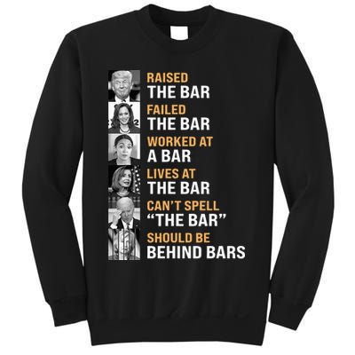 Trump Raised The Bar Harris Failed The Bar Sweatshirt