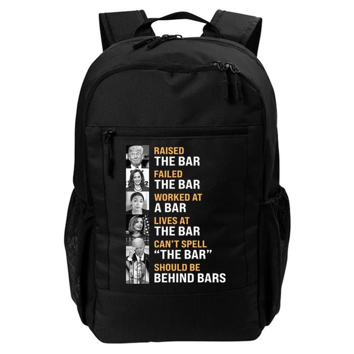 Trump Raised The Bar Harris Failed The Bar Backpack