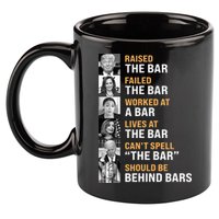 Trump Raised The Bar Harris Failed The Bar 11oz C Handle Ceramic Mug
