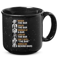 Trump Raised The Bar Harris Failed The Bar 15oz Campfire Ceramic Mug