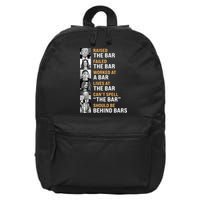 Trump Raised The Bar Harris Failed The Bar 16 in Basic Backpack