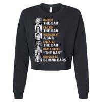 Trump Raised The Bar Harris Failed The Bar Cropped Pullover Crew