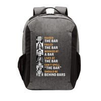Trump Raised The Bar Harris Failed The Bar Vector Backpack
