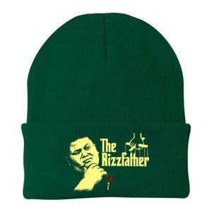 The Rizzfather The Rizzler Godfather Funny Meme Knit Cap Winter Beanie