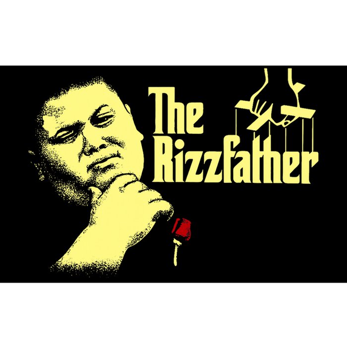 The Rizzfather The Rizzler Godfather Funny Meme Bumper Sticker