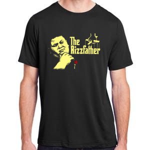 The Rizzfather The Rizzler Godfather Funny Meme Adult ChromaSoft Performance T-Shirt