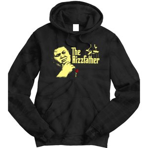 The Rizzfather The Rizzler Godfather Funny Meme Tie Dye Hoodie