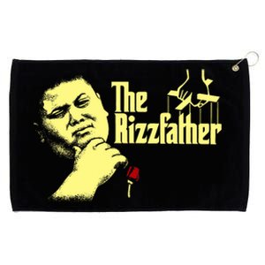 The Rizzfather The Rizzler Godfather Funny Meme Grommeted Golf Towel