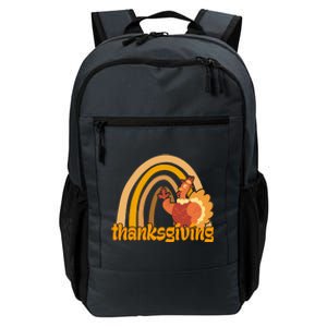 Thanksgiving Rainbow Turkey Holiday Cute Daily Commute Backpack