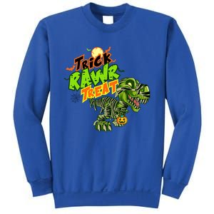 Trick Rawr Treat Dinosaur Pumpkin Halloween Gift Sweatshirt