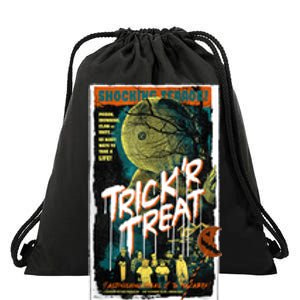 Trick ‘R Treat – Tales Of The Macabre Retro Poster Drawstring Bag