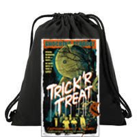 Trick ‘R Treat – Tales Of The Macabre Retro Poster Drawstring Bag