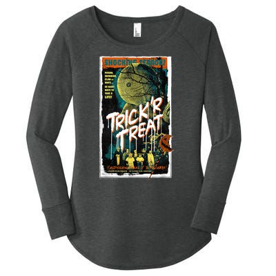 Trick ‘R Treat – Tales Of The Macabre Retro Poster Women's Perfect Tri Tunic Long Sleeve Shirt