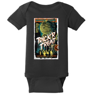 Trick ‘R Treat – Tales Of The Macabre Retro Poster Baby Bodysuit