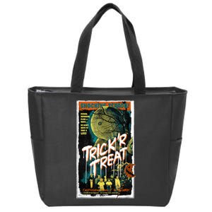 Trick ‘R Treat – Tales Of The Macabre Retro Poster Zip Tote Bag