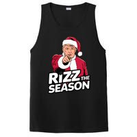 Trump Rizz The Season Funny Xmas With Santa Hat PosiCharge Competitor Tank