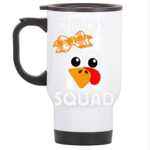 Thanksgiving Running Turkey Trot Squad Stainless Steel Travel Mug