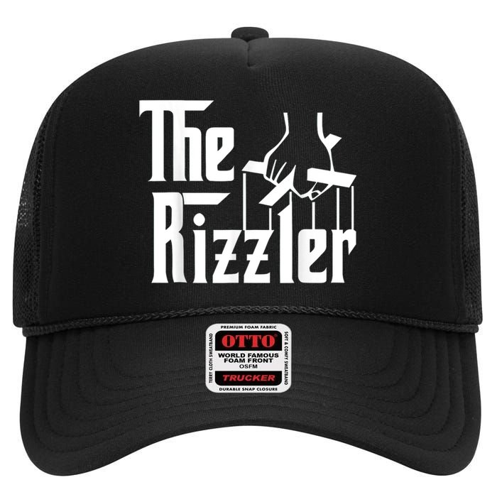 The Rizzler High Crown Mesh Back Trucker Hat