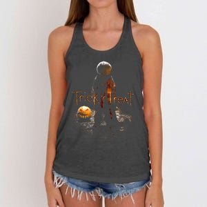 Trick R Treat Samhain Women's Knotted Racerback Tank