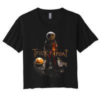 Trick R Treat Samhain Women's Crop Top Tee