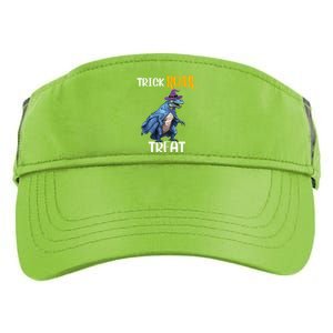 Trick Rawr Treat Halloween TRex Dinosaur Witch Gift Adult Drive Performance Visor