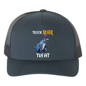 Trick Rawr Treat Halloween TRex Dinosaur Witch Gift Yupoong Adult 5-Panel Trucker Hat