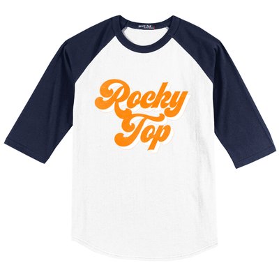 Tennessee Rocky Top TN Football Baseball Sport Fans Baseball Sleeve Shirt