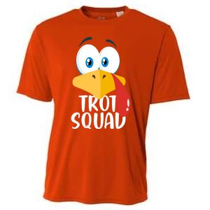 Thanksgiving Running Turkey Trot Squad Gift Cooling Performance Crew T-Shirt