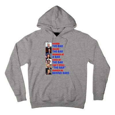 Trump Raised The Bar Harris Failed The Bar Tall Hoodie