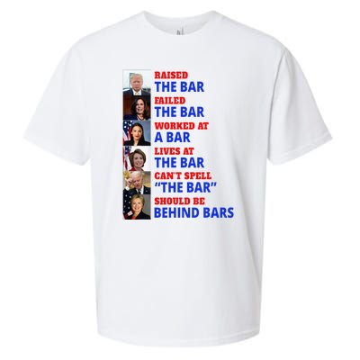 Trump Raised The Bar Harris Failed The Bar Sueded Cloud Jersey T-Shirt