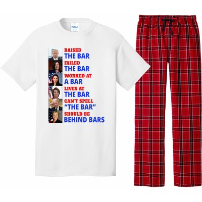 Trump Raised The Bar Harris Failed The Bar Pajama Set