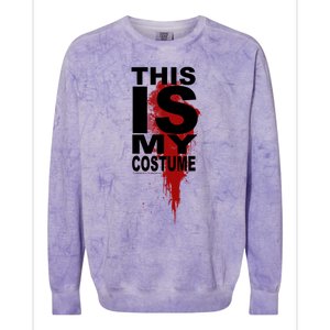 Trick R Treat This Is My Costumegift Colorblast Crewneck Sweatshirt