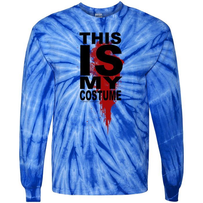 Trick R Treat This Is My Costumegift Tie-Dye Long Sleeve Shirt